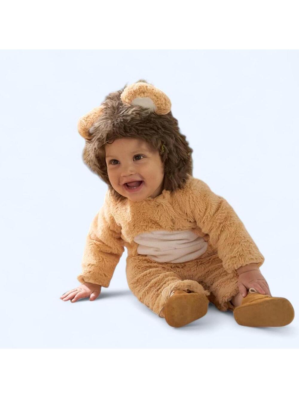 Pottery Barn Kids Baby Lion Plush Halloween Costume size 0-6 months 🤎